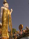 The great standing Buddha on top of the hill.